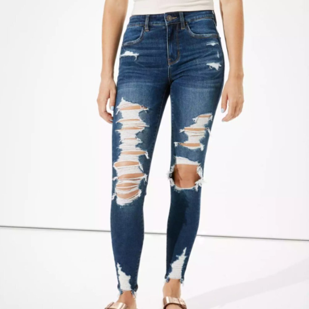 AE Ne(x)t Level Ripped High-Waisted Jegging